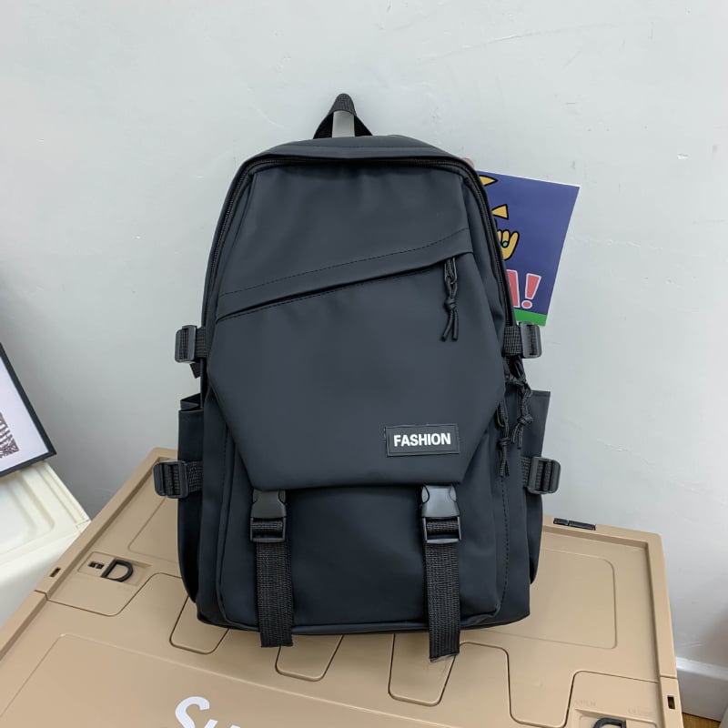 Unisex PU ruksak za laptop – Veliki kapacitet, Vodootporan, Prozračan, Otporan na habanje, Za školu