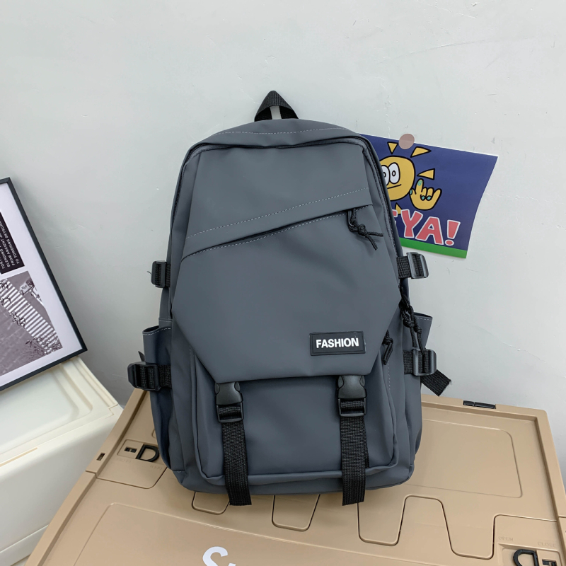 Unisex PU ruksak za laptop – Veliki kapacitet, Vodootporan, Prozračan, Otporan na habanje, Za školu