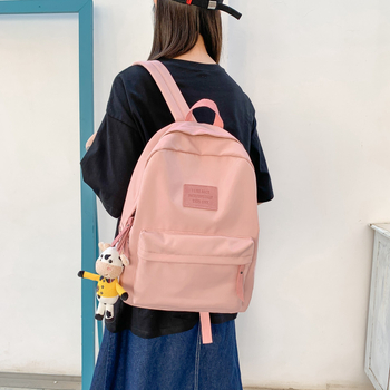 Najlonski ruksak, vodootporan, s naramenicama s zračnim jastučićem, kampus stil za učenike nižih srednjih škola