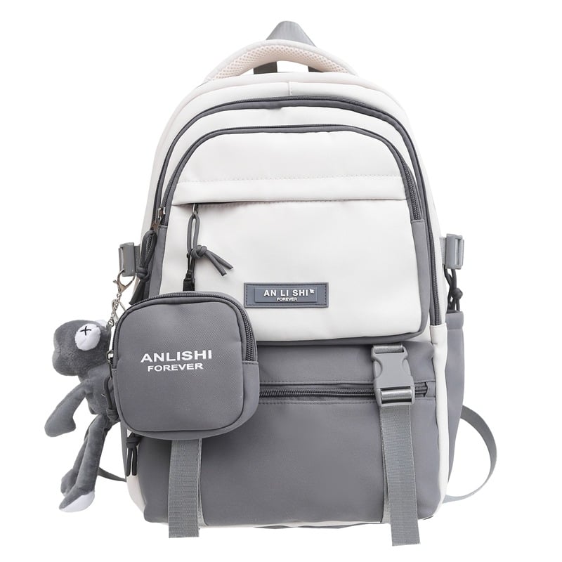 Visokokapacitetni najlon ruksak za školu, vodootporan, prozračni stražnji dio, rameni pojas s prozračnim jastučićem