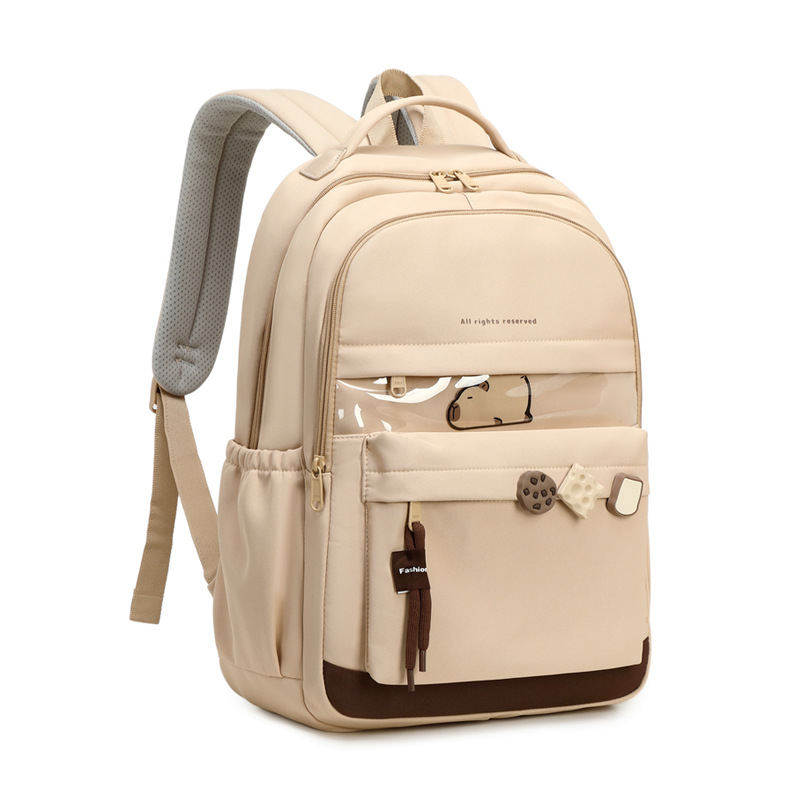 Školska torba za djevojke - veliki kapacitet, otpornost na habanje, kompozitna tkanina, zakrivljene naramenice, za srednju školu i gimnaziju