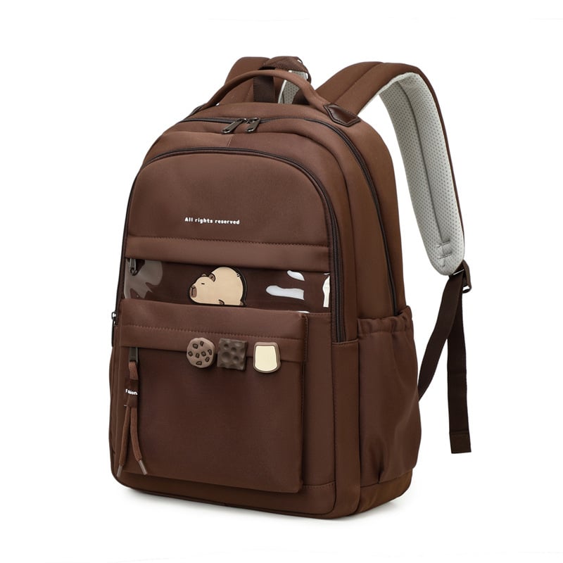 Školska torba za djevojke - veliki kapacitet, otpornost na habanje, kompozitna tkanina, zakrivljene naramenice, za srednju školu i gimnaziju