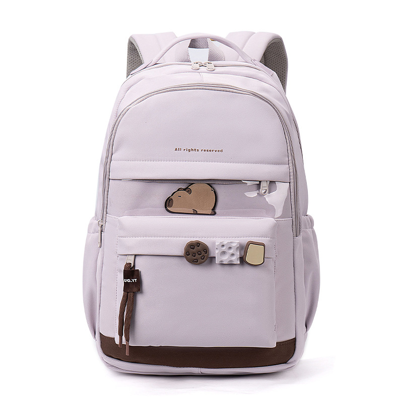 Školska torba za djevojke - veliki kapacitet, otpornost na habanje, kompozitna tkanina, zakrivljene naramenice, za srednju školu i gimnaziju