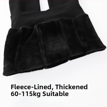 Colanți termici pentru femei, cu căptușeală fleece, groși, poliester, elastici