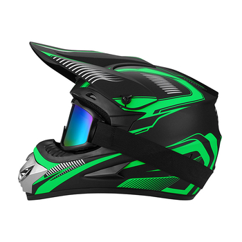 Мотошлем за офроуд, ABS, унисекс, всесезонен, дишащ