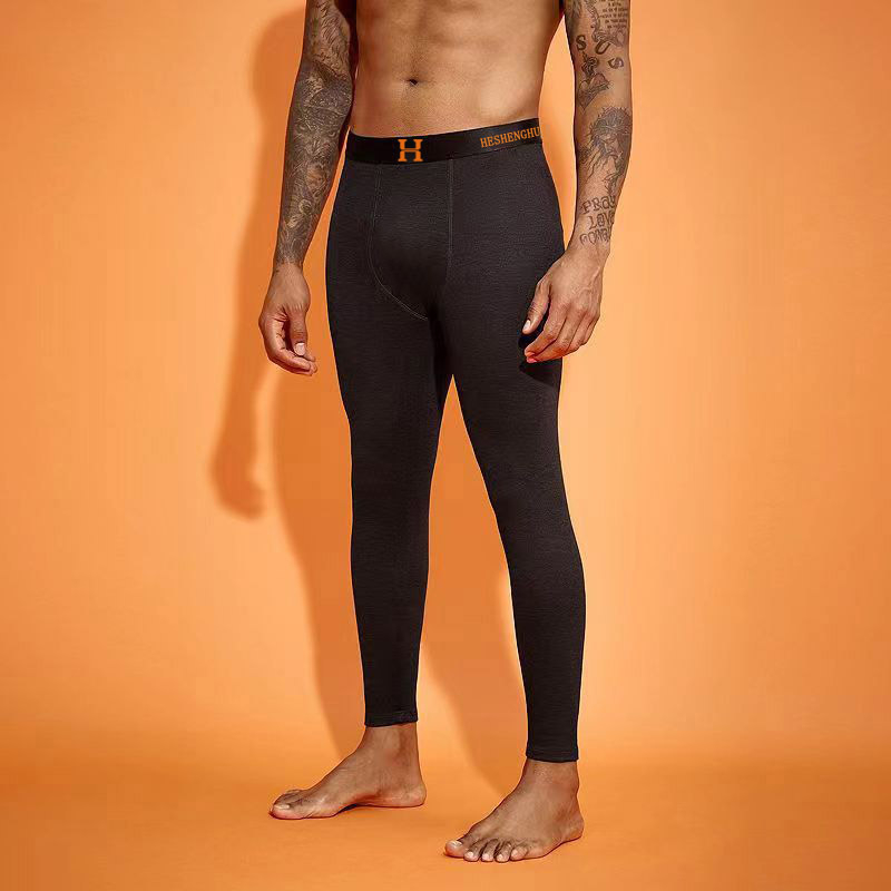 Muške hlače od poliestera s flis podstavom, dvostruki sloj, debela tkanina 201-250 g/m2, baršunasta podstava