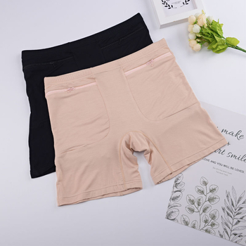 Γυναικείο εσώρουχο με ψηλή μέση και τσέπη, μπαμπού ίνες, κύριο ύφασμα Modal 95%, επένδυση καβάλου από μπαμπού