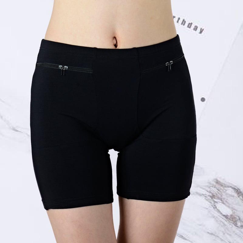 Γυναικείο εσώρουχο με ψηλή μέση και τσέπη, μπαμπού ίνες, κύριο ύφασμα Modal 95%, επένδυση καβάλου από μπαμπού