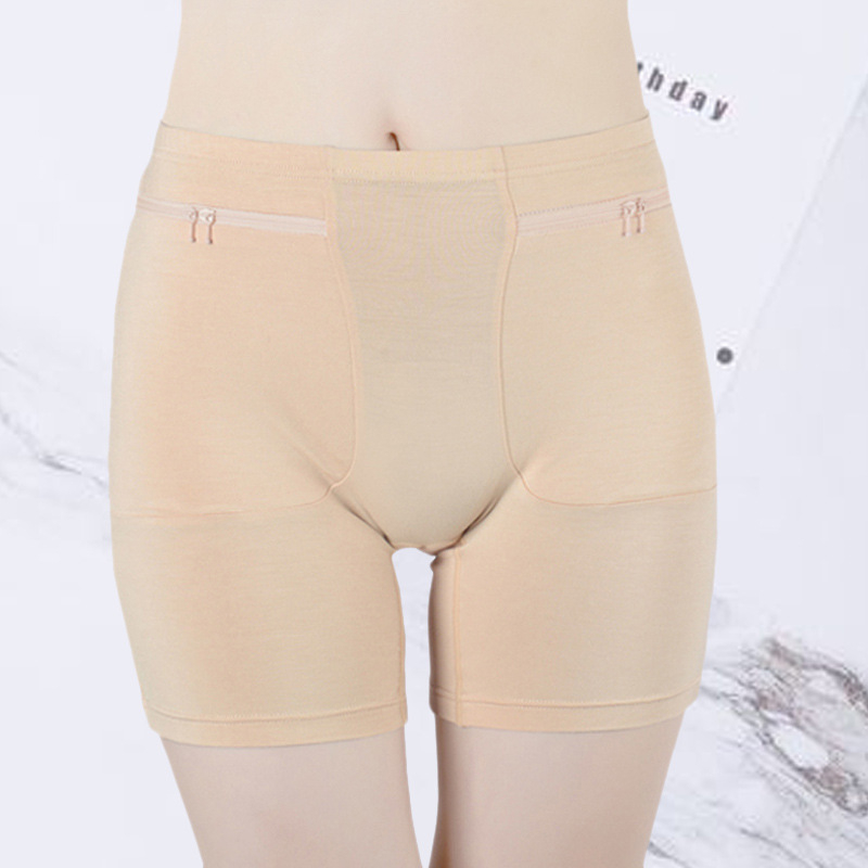 Γυναικείο εσώρουχο με ψηλή μέση και τσέπη, μπαμπού ίνες, κύριο ύφασμα Modal 95%, επένδυση καβάλου από μπαμπού