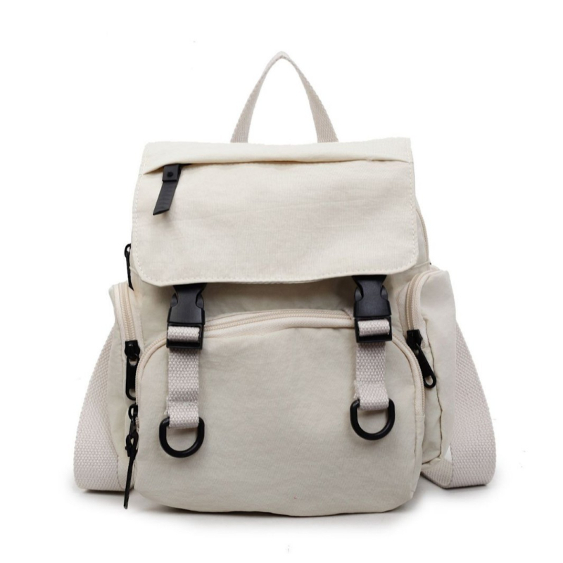 Najlon ruksak s poklopcem za zatvaranje, vodootporan, velike kapacitete, skriveni džep sa zatvaračem