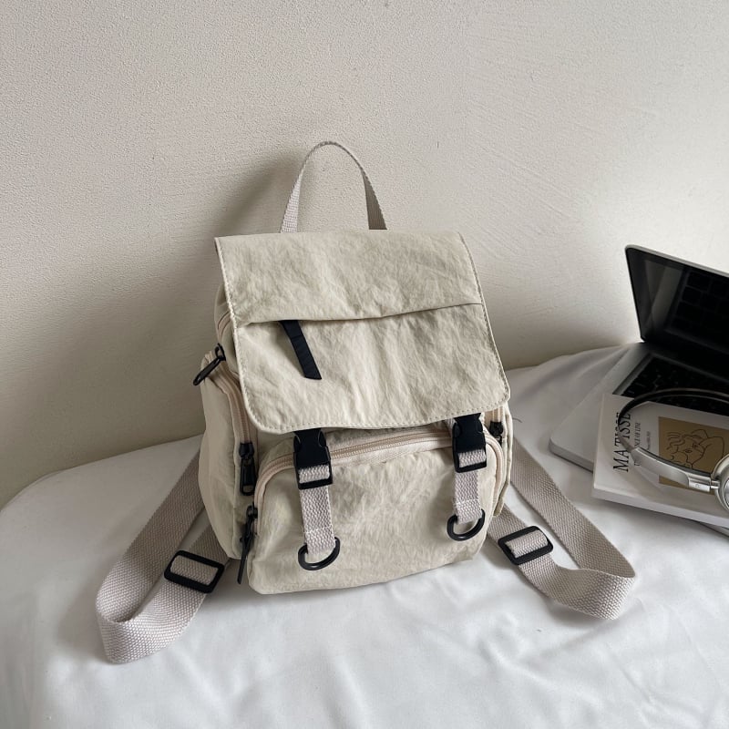 Najlon ruksak s poklopcem za zatvaranje, vodootporan, velike kapacitete, skriveni džep sa zatvaračem