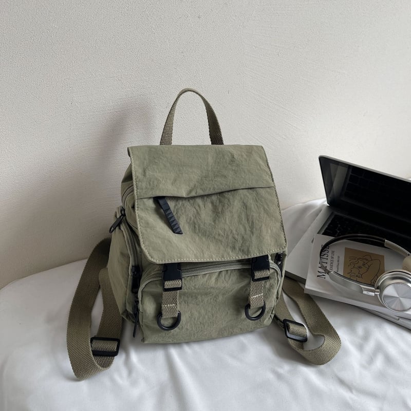 Najlon ruksak s poklopcem za zatvaranje, vodootporan, velike kapacitete, skriveni džep sa zatvaračem