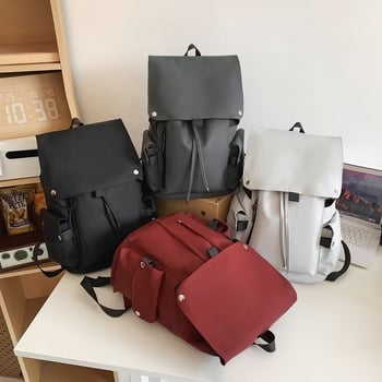 Školski ruksak ulični trend (Materijal: filmom premazani Oxford materijal; Funkcije: prozračan, otporan na habanje; Kapacitet: veliki; Sustav naramenica: zakrivljene naramenice; Stil: street trend)