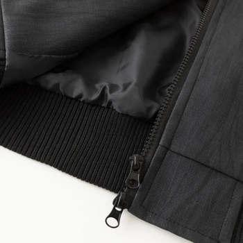 Muška jakna od konjske kože, stojeći ovratnik, zip sprijeda, produžena duljina, slobodan kroj