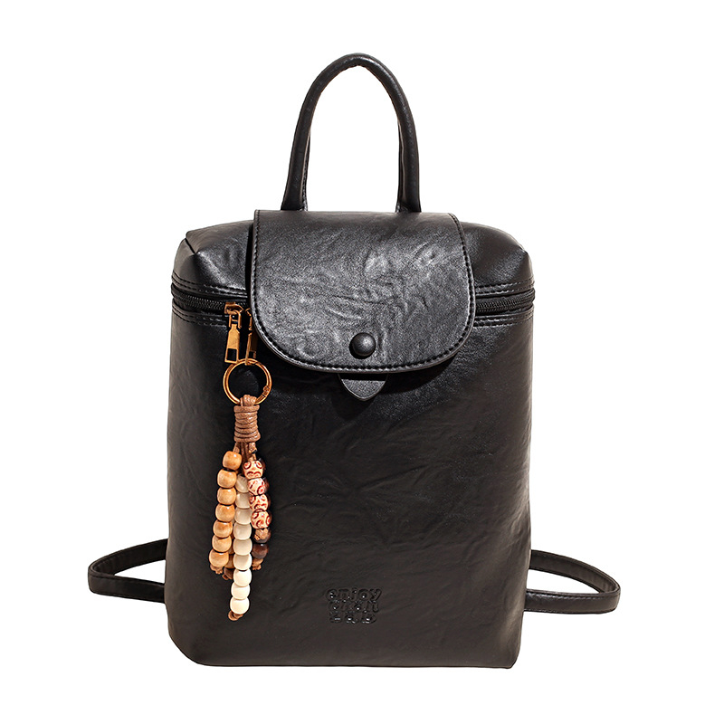 PU ruksak, urbani jednostavan stil, jesen 2025, magnetni zatvarač, skriveni unutarnji džep sa zatvaračem, vodootporan