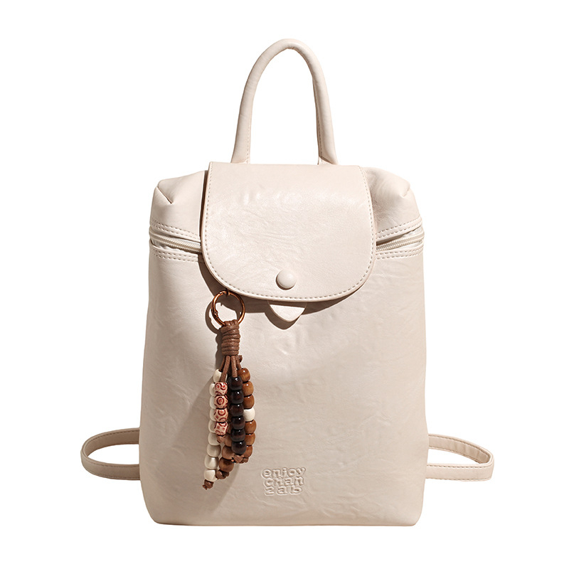 PU ruksak, urbani jednostavan stil, jesen 2025, magnetni zatvarač, skriveni unutarnji džep sa zatvaračem, vodootporan