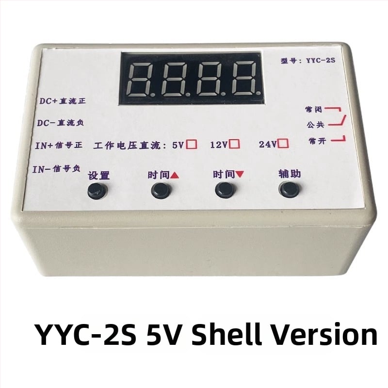 Impulzus-aktivált időzítő relé, 5V/12V/24V, késleltető modul, áramkör-vezérlés, ciklus-vezérlés