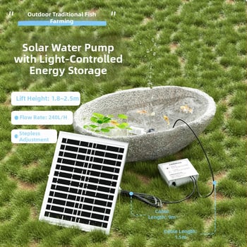 Napelemes DC-s merülő vízszivattyú akváriumhoz – keringés és filtráció