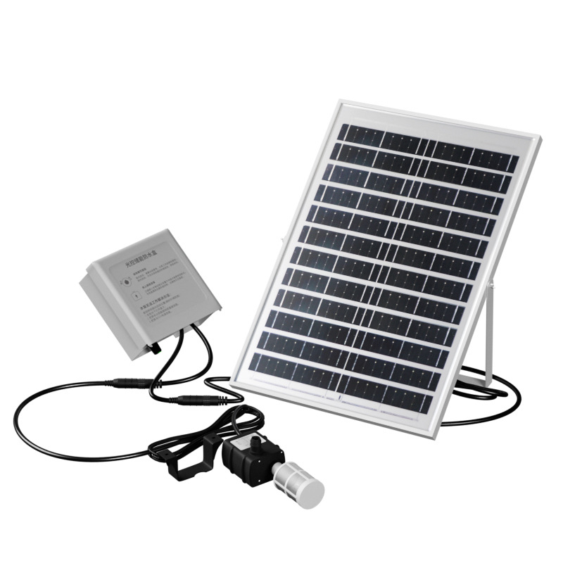 Napelemes DC-s merülő vízszivattyú akváriumhoz – keringés és filtráció