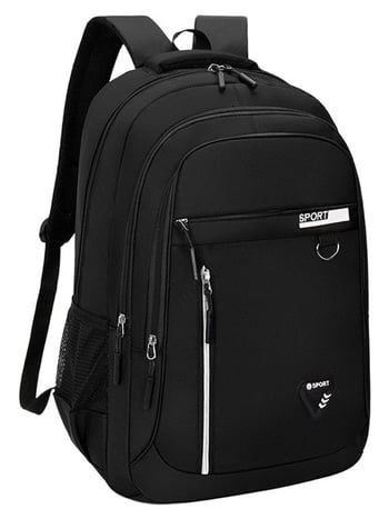 Unisex platnene ranac s velikim kapacitetom, višeslojni dizajn, izdržljiv, pretinac za prijenosno računalo, jastučićasti naramenici