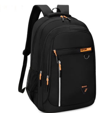 Unisex platnene ranac s velikim kapacitetom, višeslojni dizajn, izdržljiv, pretinac za prijenosno računalo, jastučićasti naramenici