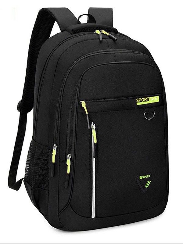 Unisex platnene ranac s velikim kapacitetom, višeslojni dizajn, izdržljiv, pretinac za prijenosno računalo, jastučićasti naramenici