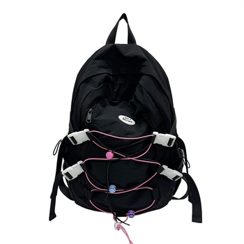 Unisex ruksak s velikim kapacitetom od najlona za učenike srednjih škola i studente, pogodan za putovanja i planinarenje