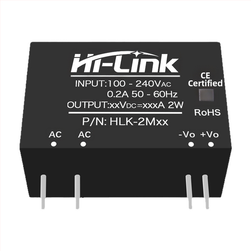 AC-DC napájací modul 2W séria, vstup 220V AC, výstup DC 3.3/5/9/12/15/24V, jednosmerný výstup s reguláciou znižovania napätia