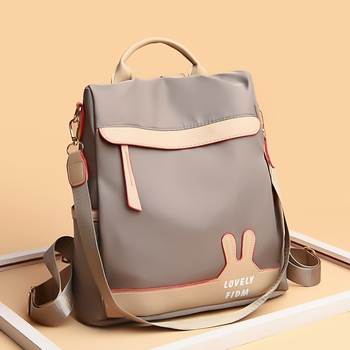 Batoh z Oxford materiálu pre ženy — priedušný, vodeodolný, odolný voči opotrebeniu, proti krádeži; objem 20–35 L, vhodný pre 8-palcový notebook, unisex.