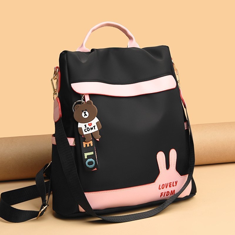 Batoh z Oxford materiálu pre ženy — priedušný, vodeodolný, odolný voči opotrebeniu, proti krádeži; objem 20–35 L, vhodný pre 8-palcový notebook, unisex.