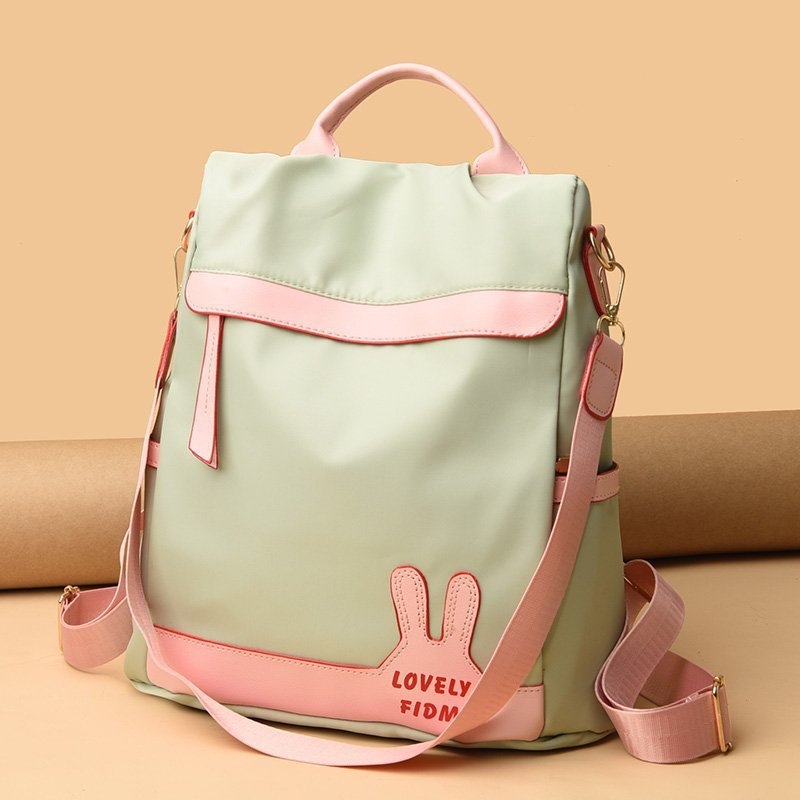 Batoh z Oxford materiálu pre ženy — priedušný, vodeodolný, odolný voči opotrebeniu, proti krádeži; objem 20–35 L, vhodný pre 8-palcový notebook, unisex.