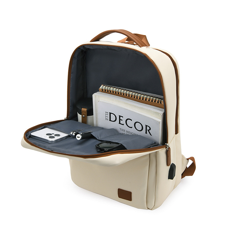 Unisex ruksak, Oxford tkanina, putnički ruksak, vodootporan, kompatibilan s 15-inčnim laptopom, kapacitet 20-35L, naramenice s zračnim jastucima