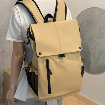 Unisex ruksak za outdoor putovanja, kapaciteta 20–35 L, Oxford platno, kompatibilan s 14-inčnim prijenosnikom, prozračan, jednobojni dizajn, zimsko izdanje 2025