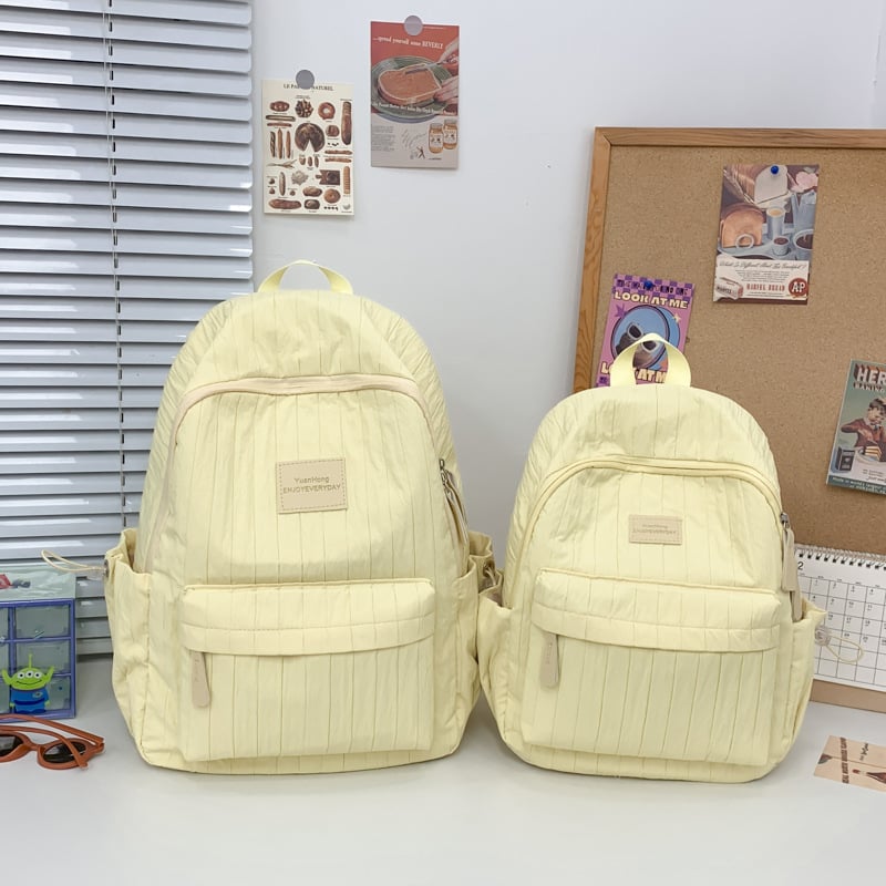 Ženski ruksak, stil kampusa za mlade, poliester, naramenice s zračnim jastukom, otporan na abraziju i olakšava teret, jesen 2025