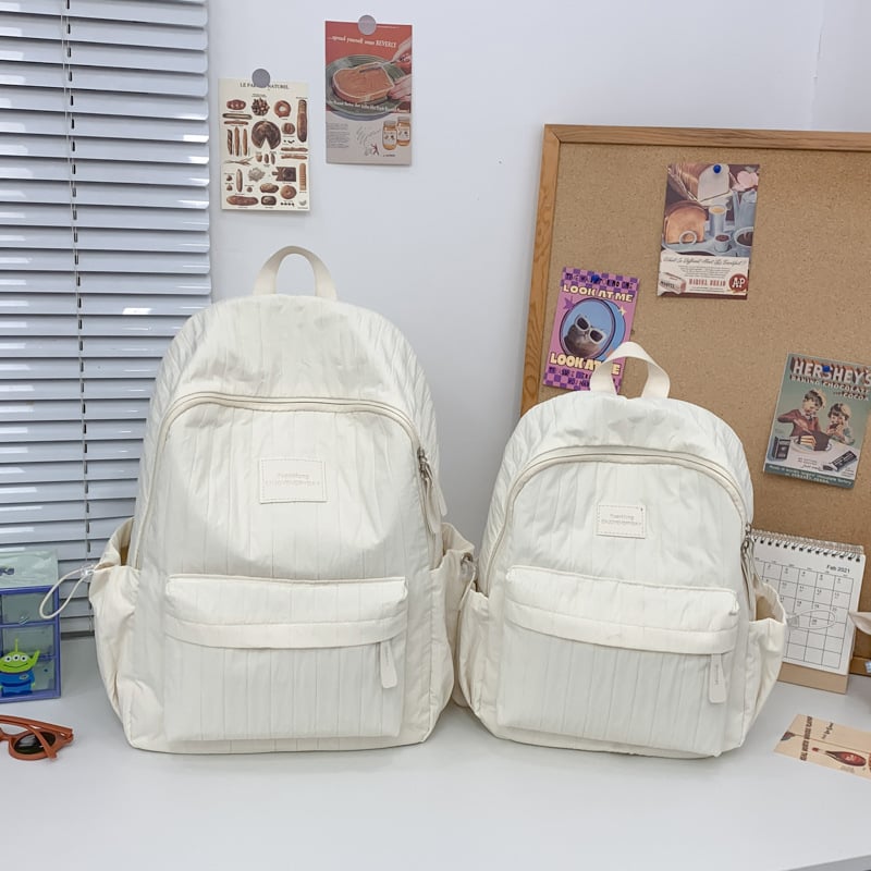 Ženski ruksak, stil kampusa za mlade, poliester, naramenice s zračnim jastukom, otporan na abraziju i olakšava teret, jesen 2025