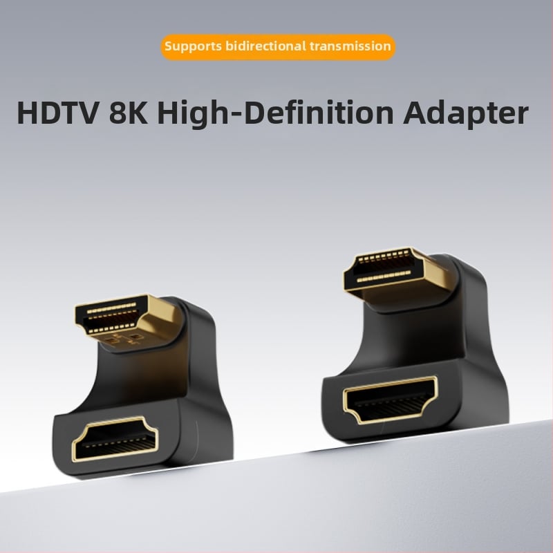 Flash repairman HDTV мъжки към HDTV женски адаптер с LED индикатор — UHS-II 2.1 поддръжка, 8K@60Hz, излиза през 2025 г.