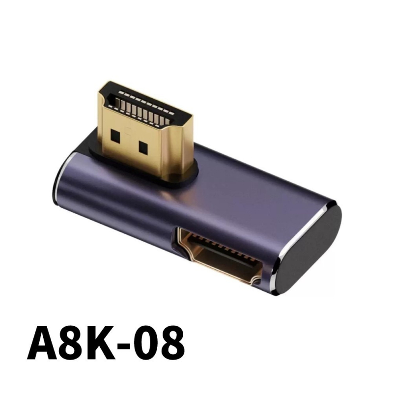 Flash repairman HDTV мъжки към HDTV женски адаптер с LED индикатор — UHS-II 2.1 поддръжка, 8K@60Hz, излиза през 2025 г.