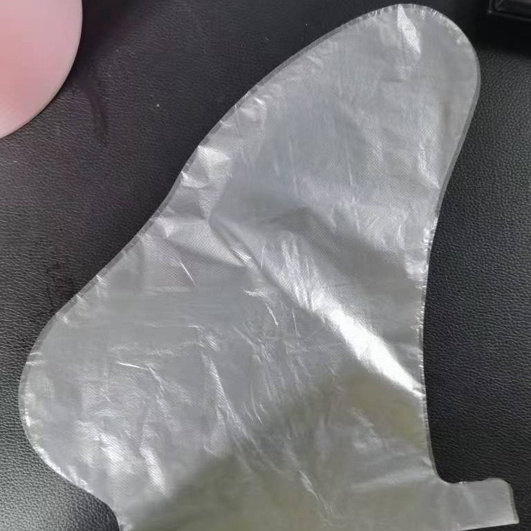 Acoperire de mască pentru picior, din plastic, de unică folosință, transparentă, grosime 0,06 mm, rezistentă la ulei și izolare la murdărie, origine Anhui