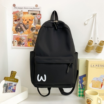 Nylon ruksak, svjež i sladak stil, kapacitet 20–35 L, proširivi dizajn, za 14-inčni laptop, naramenice s jastukom zraka