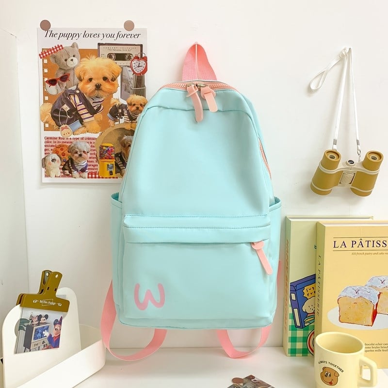 Nylon ruksak, svjež i sladak stil, kapacitet 20–35 L, proširivi dizajn, za 14-inčni laptop, naramenice s jastukom zraka