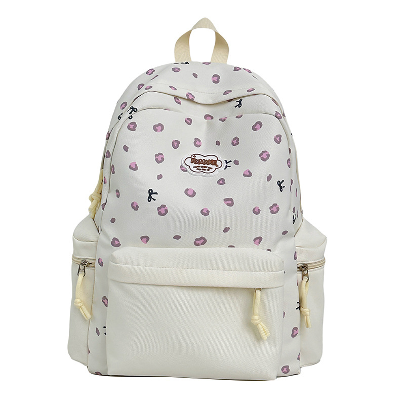 Ruksak - korejskog stila, jednostavan svakodnevni ruksak, unisex, geometrijski uzorak, najlon (Kapacitet 36–55L; Laptop 14-inča; Materijal Najlon; Vodootporan; Zakrivljene naramenice)
