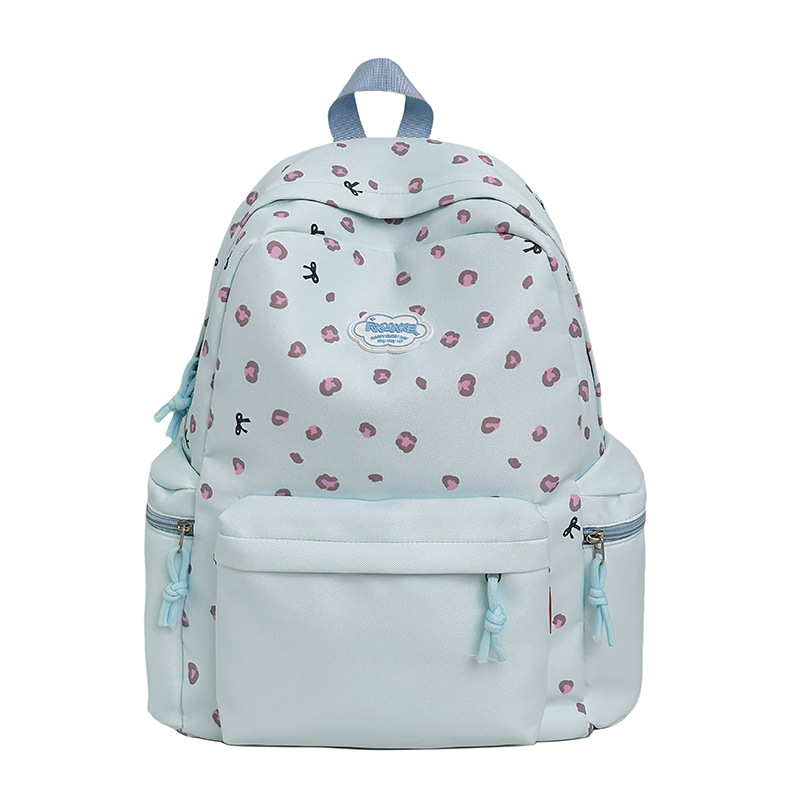 Ruksak - korejskog stila, jednostavan svakodnevni ruksak, unisex, geometrijski uzorak, najlon (Kapacitet 36–55L; Laptop 14-inča; Materijal Najlon; Vodootporan; Zakrivljene naramenice)