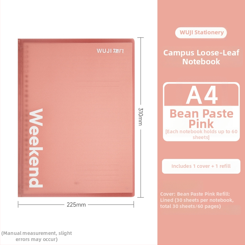 Univerzitná poznámková knižka s odnímateľnými stranami, 30 strán, kvalitný papier