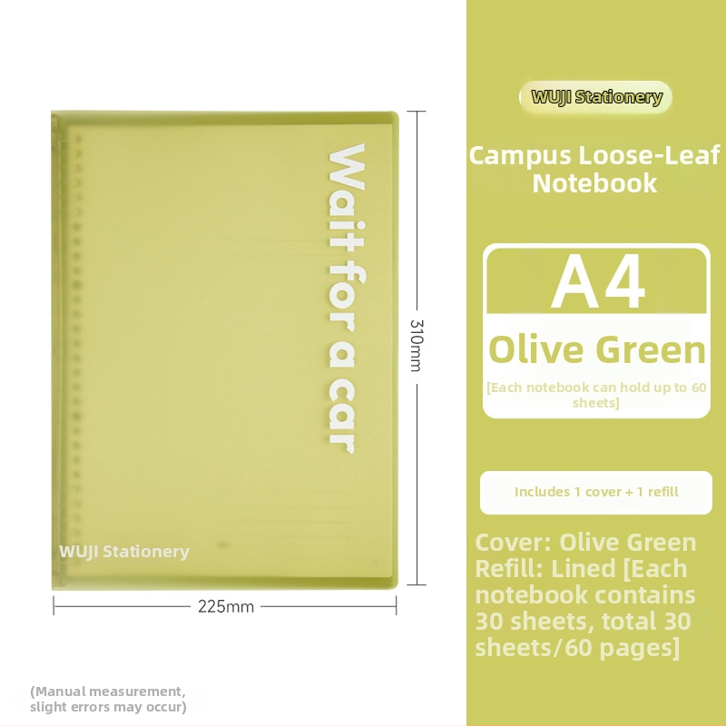 Univerzitná poznámková knižka s odnímateľnými stranami, 30 strán, kvalitný papier