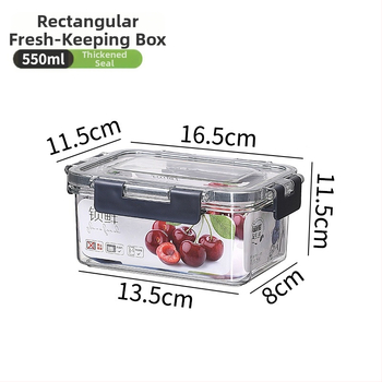 Potravinárska nádoba so viečkom na uskladnenie zeleniny a ovocia, priehľadná plastová