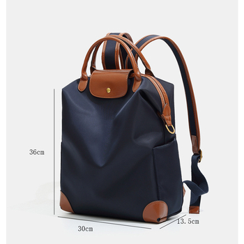 Nylon ruksak za poslovna putovanja, unisex, 20–35L, vodootporan, za 14-inčni prijenosnik, zakrivljene naramenice