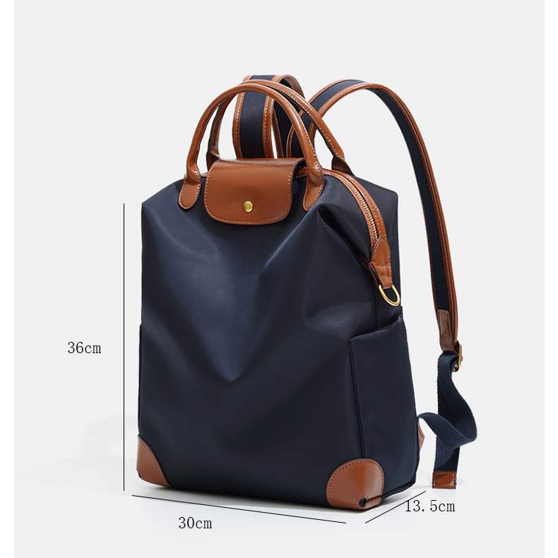 Nylon ruksak za poslovna putovanja, unisex, 20–35L, vodootporan, za 14-inčni prijenosnik, zakrivljene naramenice