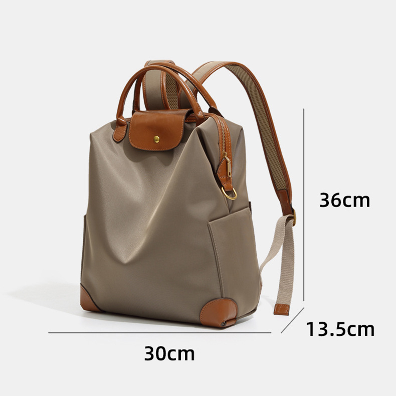 Nylon ruksak za poslovna putovanja, unisex, 20–35L, vodootporan, za 14-inčni prijenosnik, zakrivljene naramenice