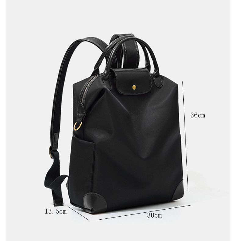 Nylon ruksak za poslovna putovanja, unisex, 20–35L, vodootporan, za 14-inčni prijenosnik, zakrivljene naramenice