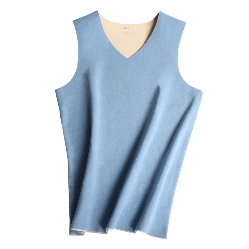 Muški termalni prsluk s fleece podstavom, debljina 251–300 g/m², poliester 90–95%, V-izrez, pulover stil